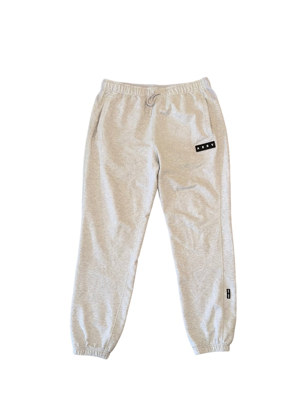 Men’s ASRV Grey Sweatpants with Logo - Casual Bottoms size XL